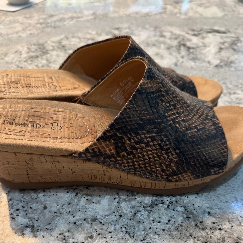 Flossey Snakeskin Patterned Shoes